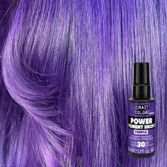 Crazy Color Power Pigment Drops Purple 30ml