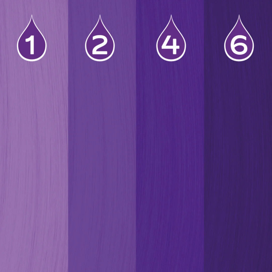 Crazy Color Power Pigment Drops Purple 30ml