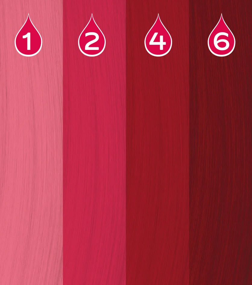 Crazy Color Power Pigment Drops Red 30ml