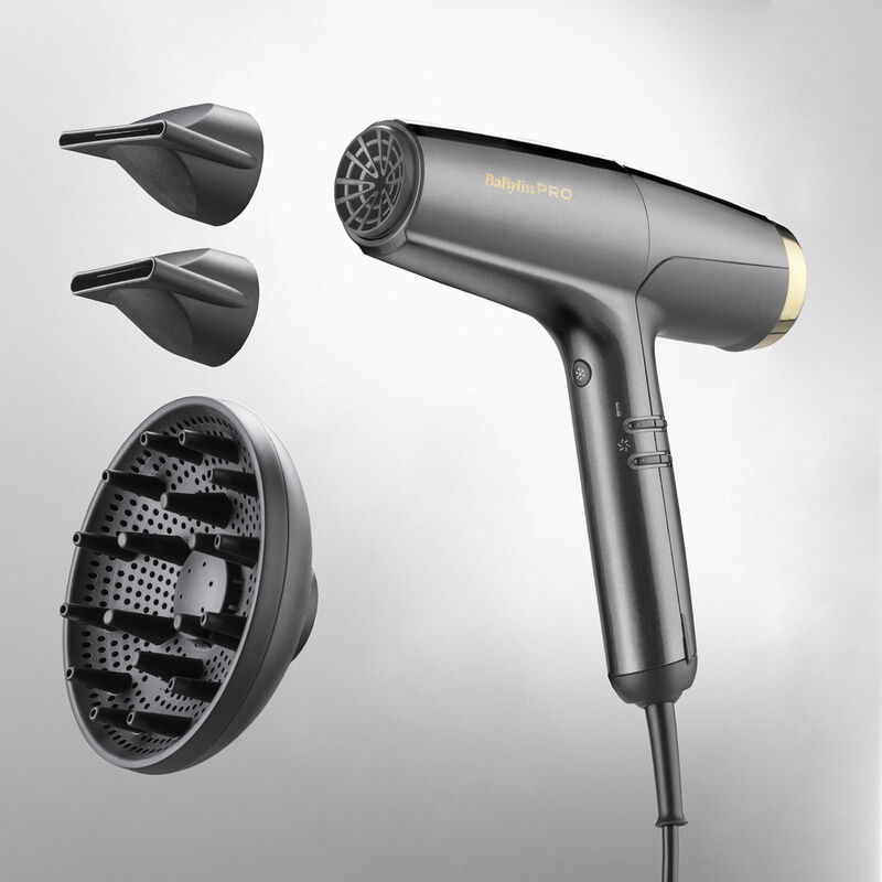 BaByliss PRO - Dryers - FALCO (Grey/Gold)