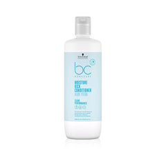 A 1000ml bottle of conditioner with blue text on a white background.  
