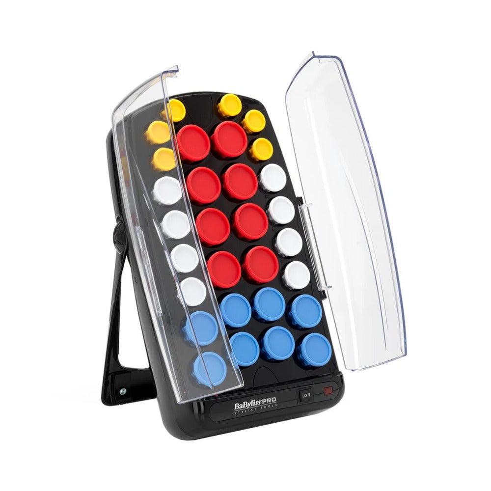 30 piece roller with the top open. 
