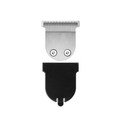 A silver T Blade for a BaByliss PRO Super Motor Trimmer with a black plastic attachment.