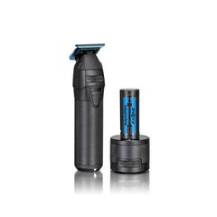 BaByliss PRO - Trimmers - FXONE Skeleton BLACK with a black and blue color scheme, featuring a digital motor and a titanium blade.