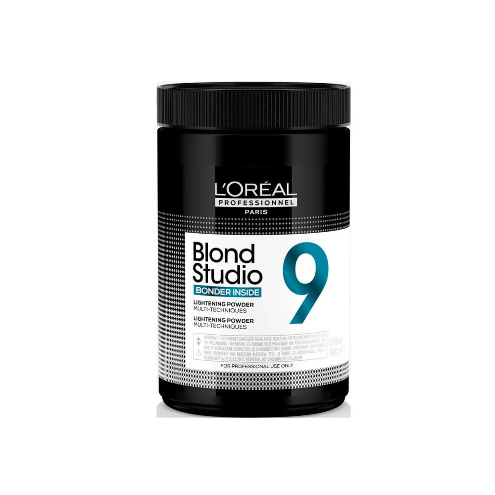 A tube of Blond Studio 9 with Bondor on a white background. 