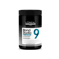 A tube of Blond Studio 9 with Bondor on a white background. 
