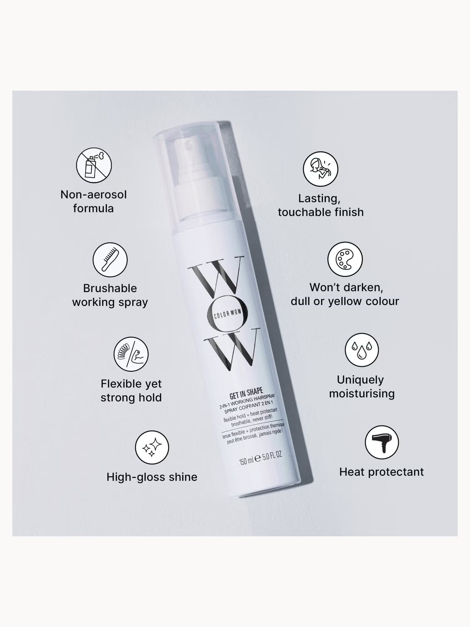 Color Wow Get in Shape 2-in-1 Working Hair Spray 150ml
