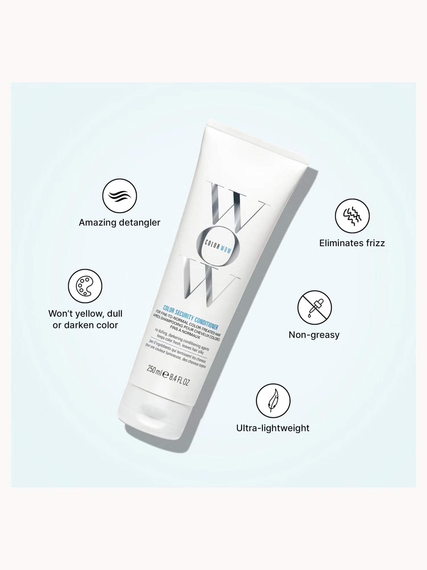 Color Wow Colour Security Conditioner for Fine to Normal Hair 250ml