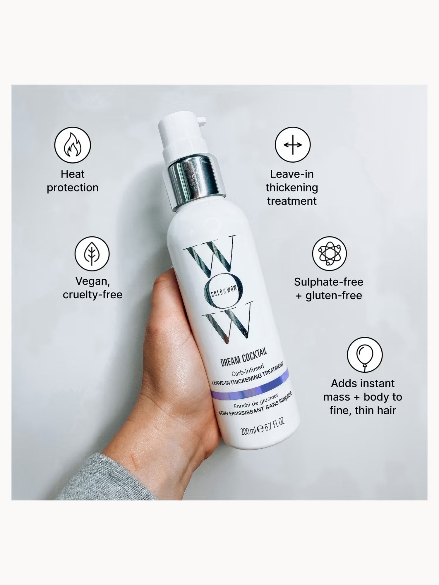 Color Wow Dream Cocktail Leave-In Conditioner - Carb 200ml