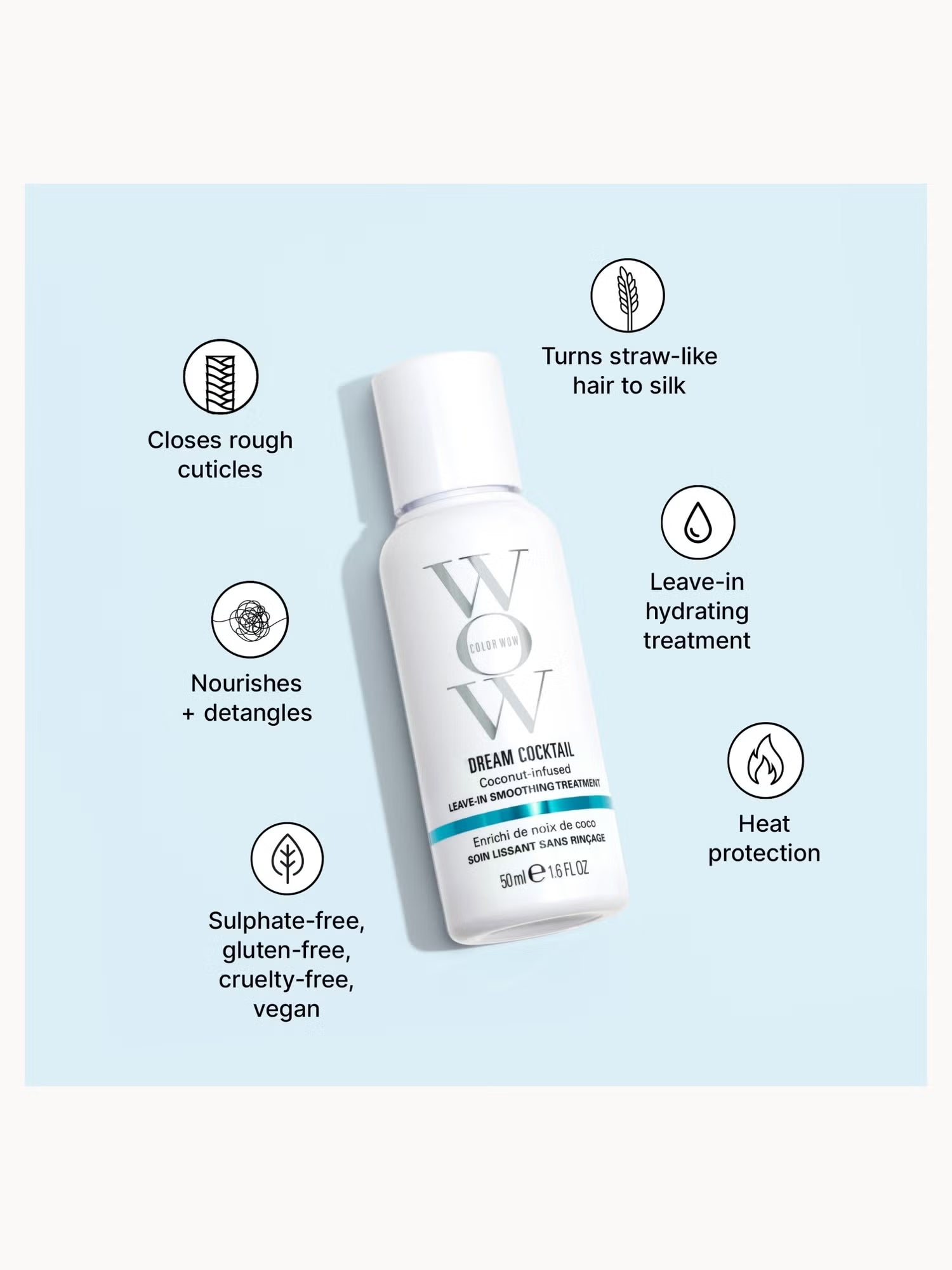 Color Wow Travel Dream Cocktail - Coconut Infused 50ml