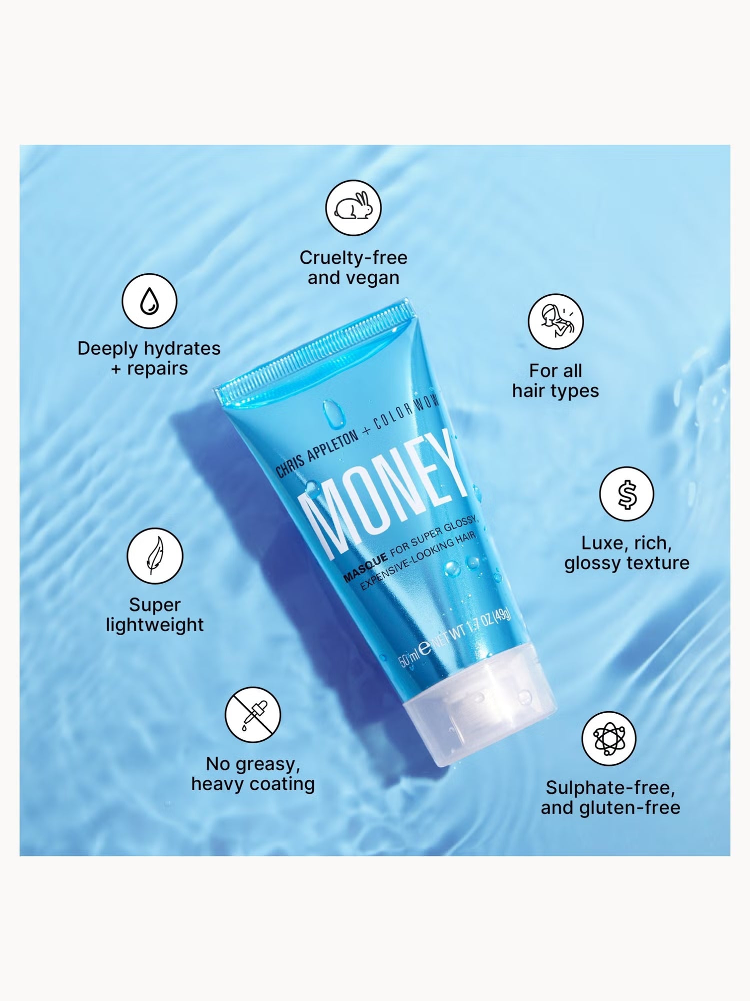 Color Wow and Chris Appleton Money Travel Masque 50ml