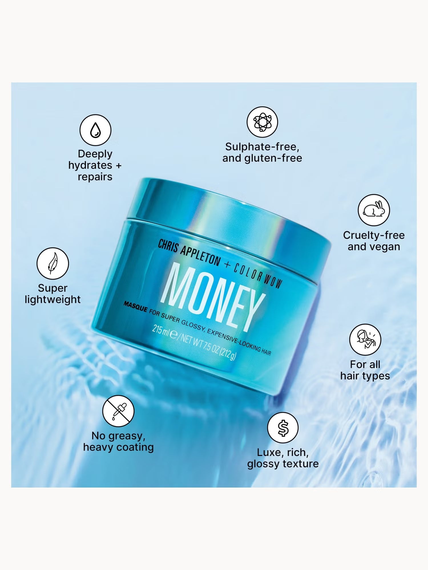 Color Wow and Chris Appleton Money Masque 215ml