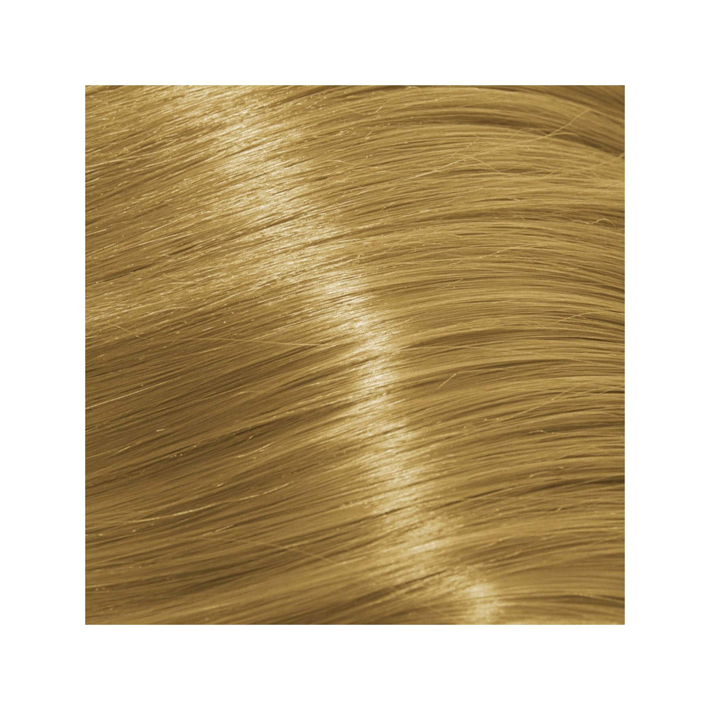 Topchic 9N hair colour swatch strand.