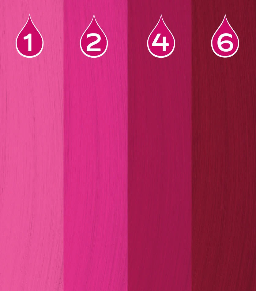 Crazy Color Power Pigment Drops Pink 30ml