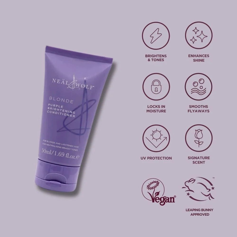 Neal & Wolf BLONDE Violet Brightening Conditioner - 50ml