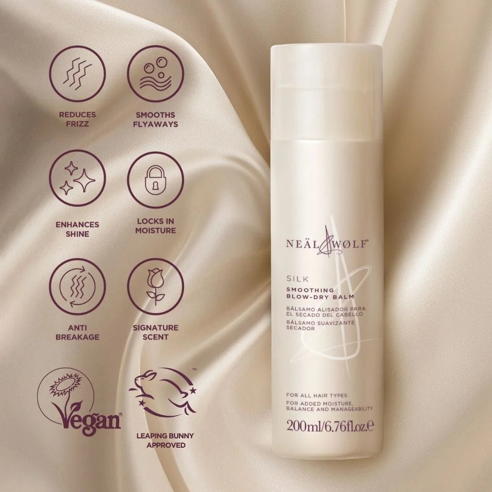 Neal & Wolf SILK Smoothing Blow-Dry Balm - 200ml