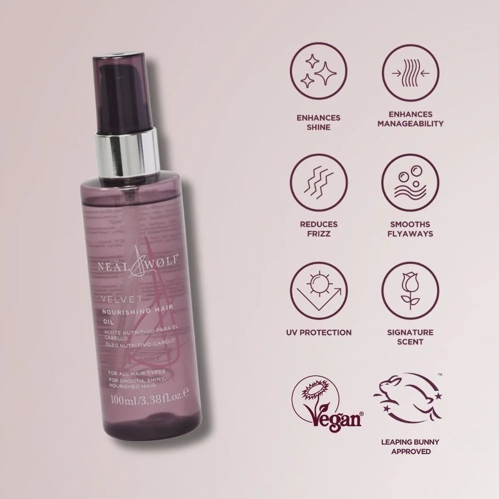 Neal & Wolf VELVET Nourishing Hair Treatment Oil - 100ml