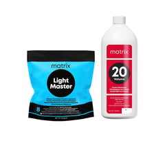 Matrix Light Master & 20 Volume Developer Duo Hair Lightening Bundle