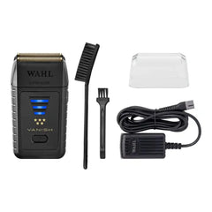 Wahl electric shaver set with accessories on a white background