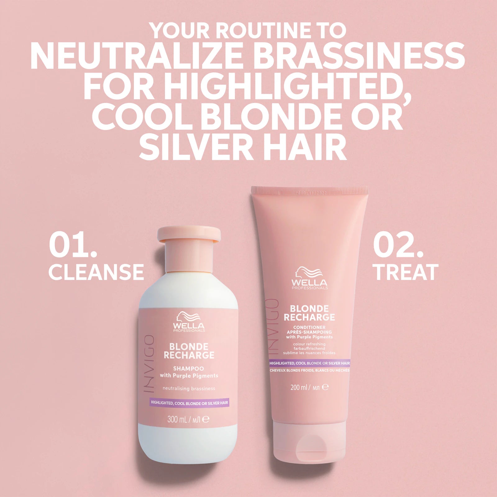 Wella Professionals Invigo Blonde Recharge Color Refreshing Shampoo