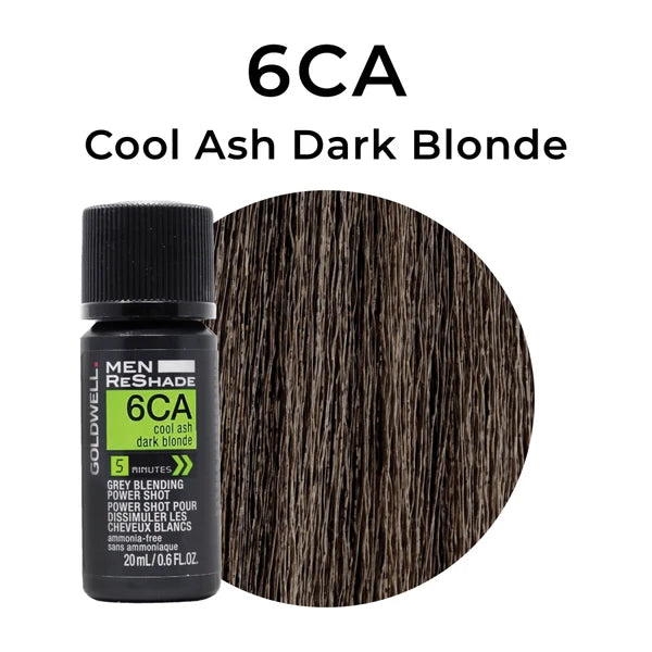 Goldwell Men ReShade 6CA Cool Ash Dark Blonde - Grey Reduction Colour 4 x 20ml