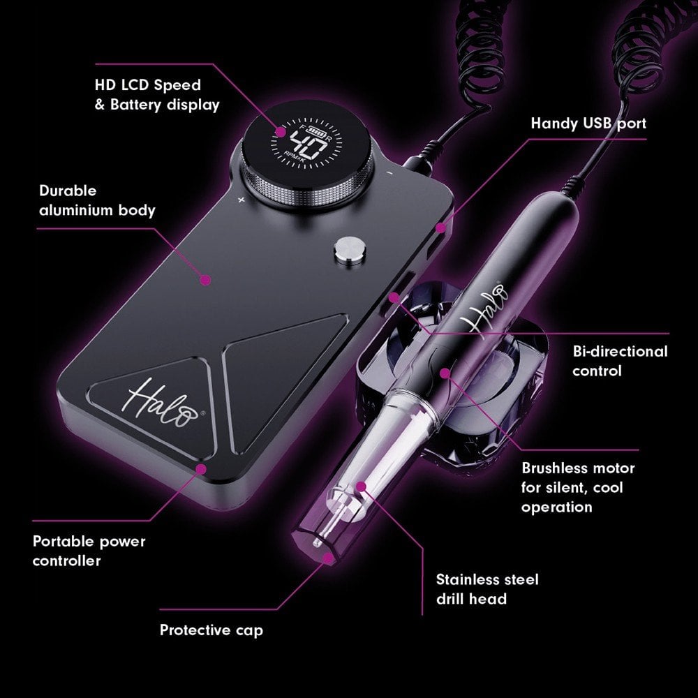 halo e file electric nail file description of what each part of the file does