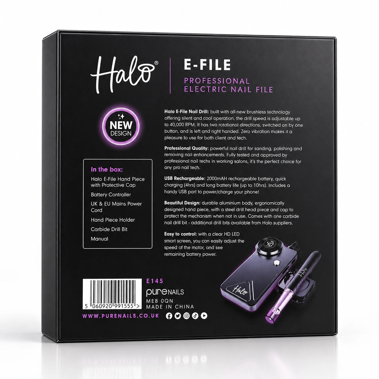 halo e file box back