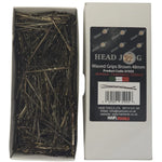 Hair Tools Waved Grips 48mm Brown - Strong Professional Hair Pins 620 Pack