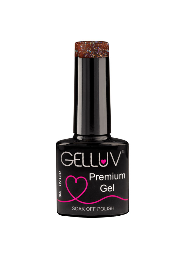 Gelluv Gel Polish Warm Chestnut - All That Glitters Collection 8ml
