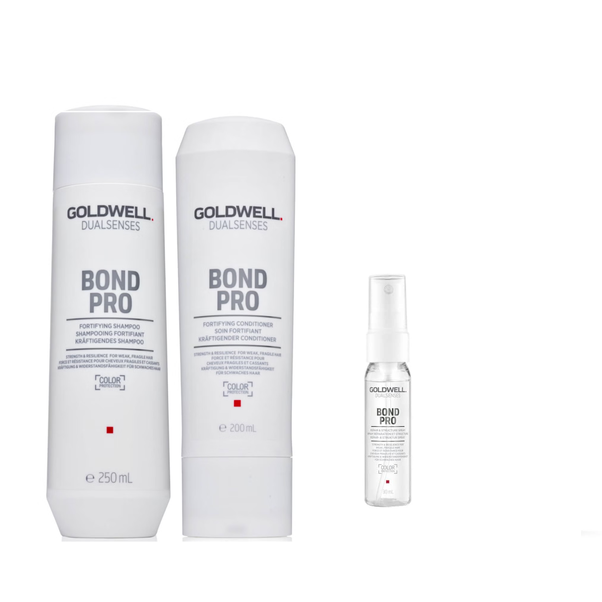 Goldwell - Bond Pro - Shampoo 250ml & Conditioner 200ml & Structure Spray 30ml