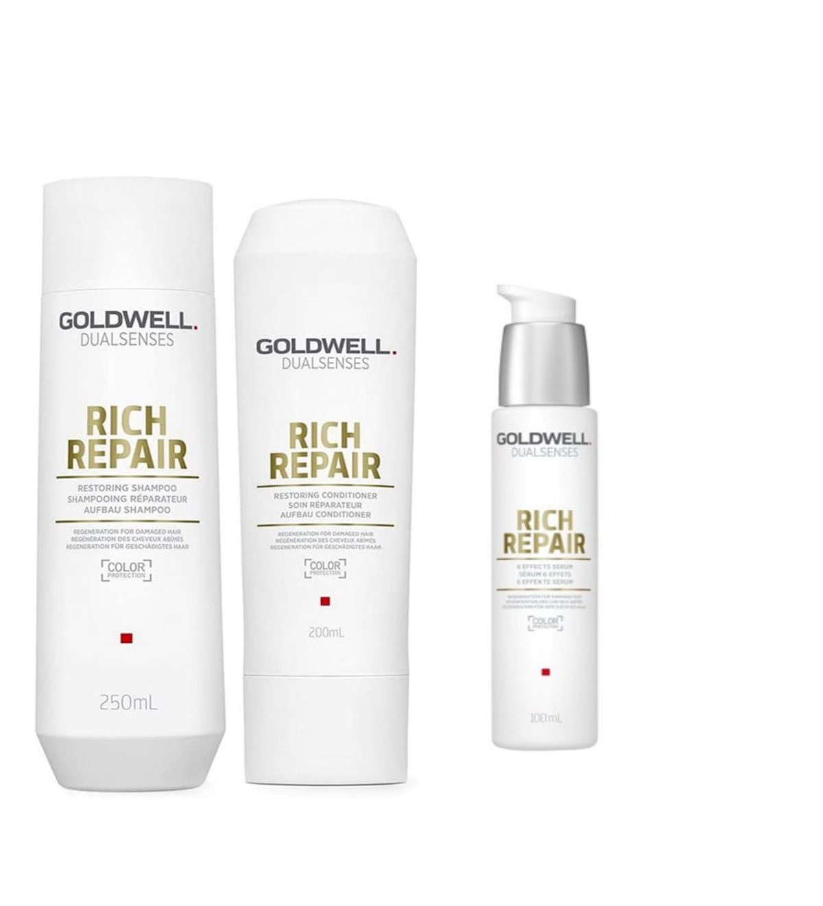 Goldwell - Rich Repair - Shampoo 250ml & Conditioner 200ml & 6 Effect Serum