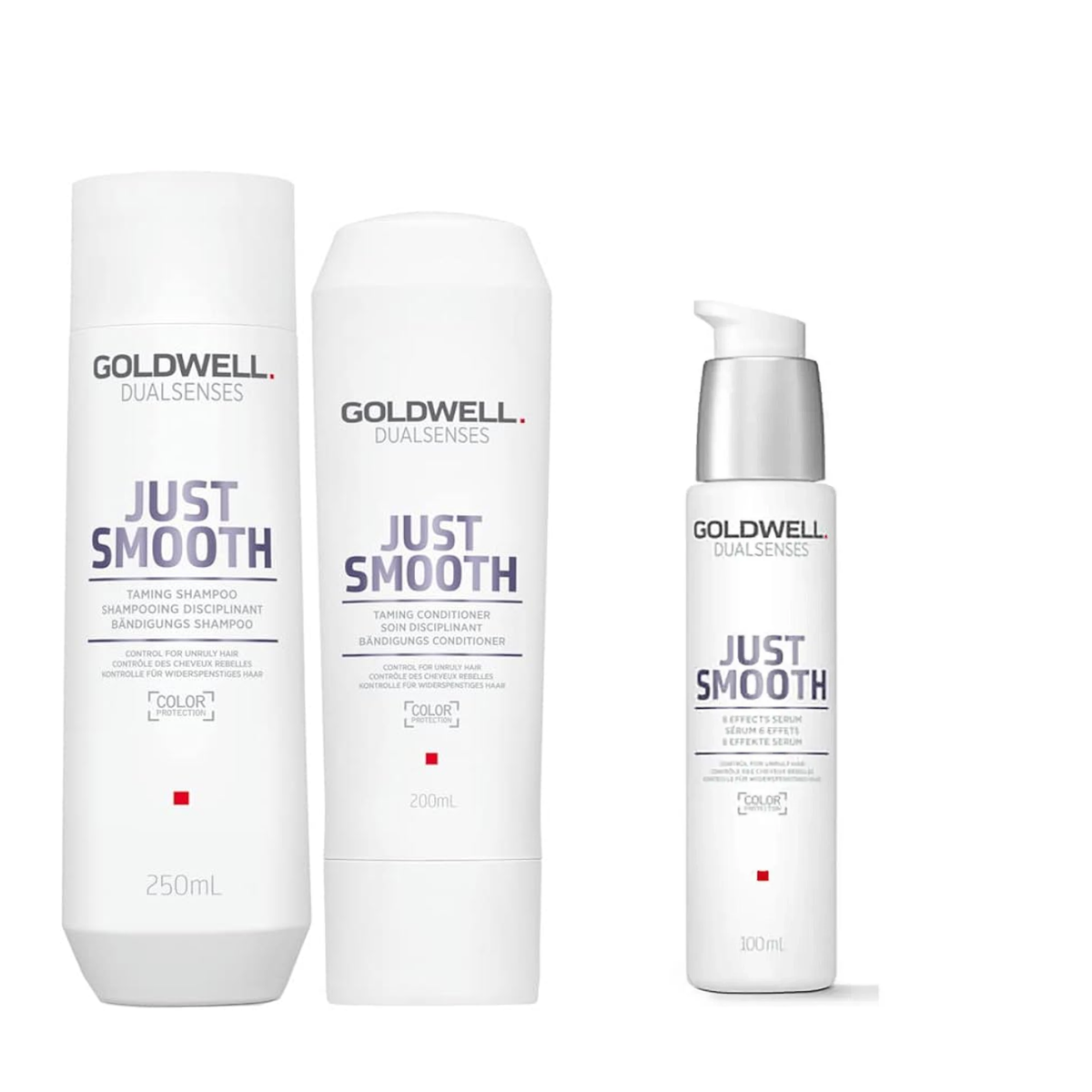 Goldwell - Just Smooth  - Shampoo 250ml & Conditioner 200ml & 6 Effect Serum