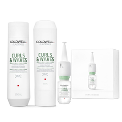 Goldwell - Curls & Waves - Shampoo 300ml & Conditioner 200ml & Hydrating Serum