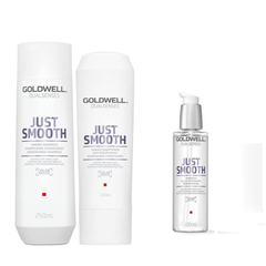 Goldwell - Just Smooth  - Shampoo 250ml & Conditioner 200ml & Taming Oil