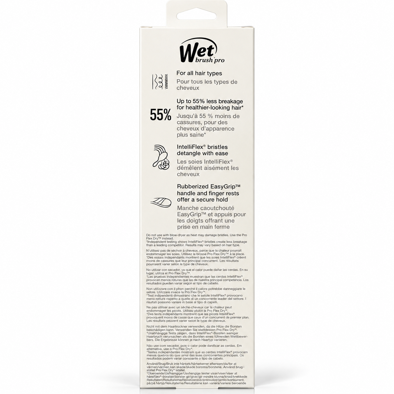 WetBrush Detangler Winter Wonderland Hair Brush - Pink