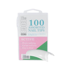 The Edge Assorted Active Nail Tips 100pk