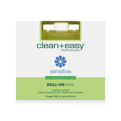 Clean+Easy Roll-On Wax Refill - Large Sensitive 12pk