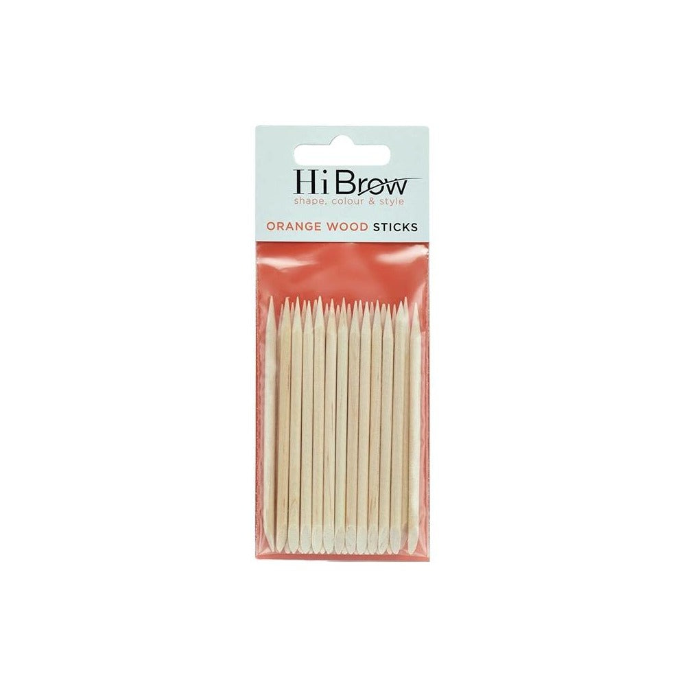 Hi Brow - Brow Tinting - Orange Wood Sticks (pack of 25)