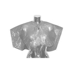 DMI Essentials Clear Disposable Shoulder Capes - Pack of 100