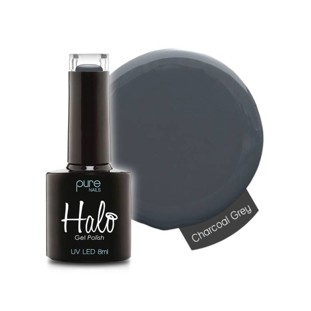 Halo Gel Polish - Charcoal Grey