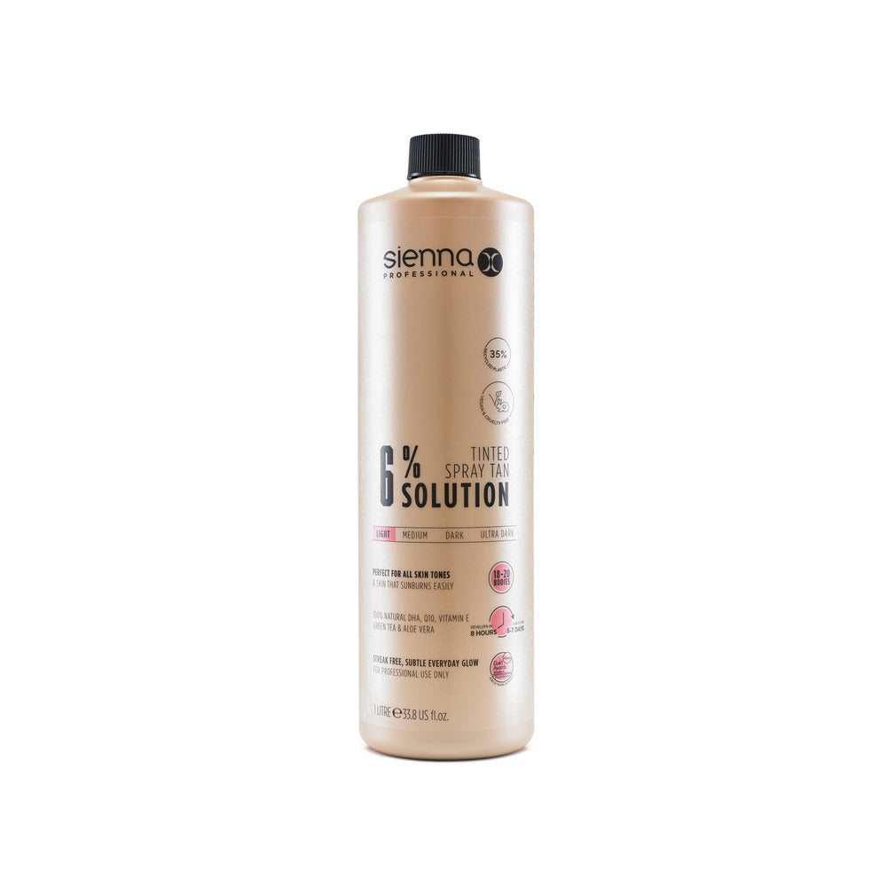 Sienna X - Pro Solution Litre - 06% Tinted Spray Tan