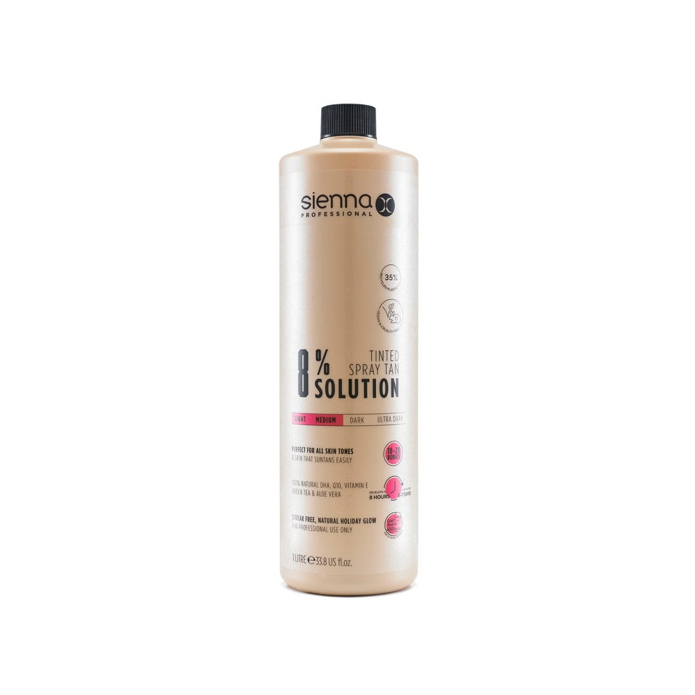 Sienna X - Pro Solution Litre - 08% Tinted Spray Tan