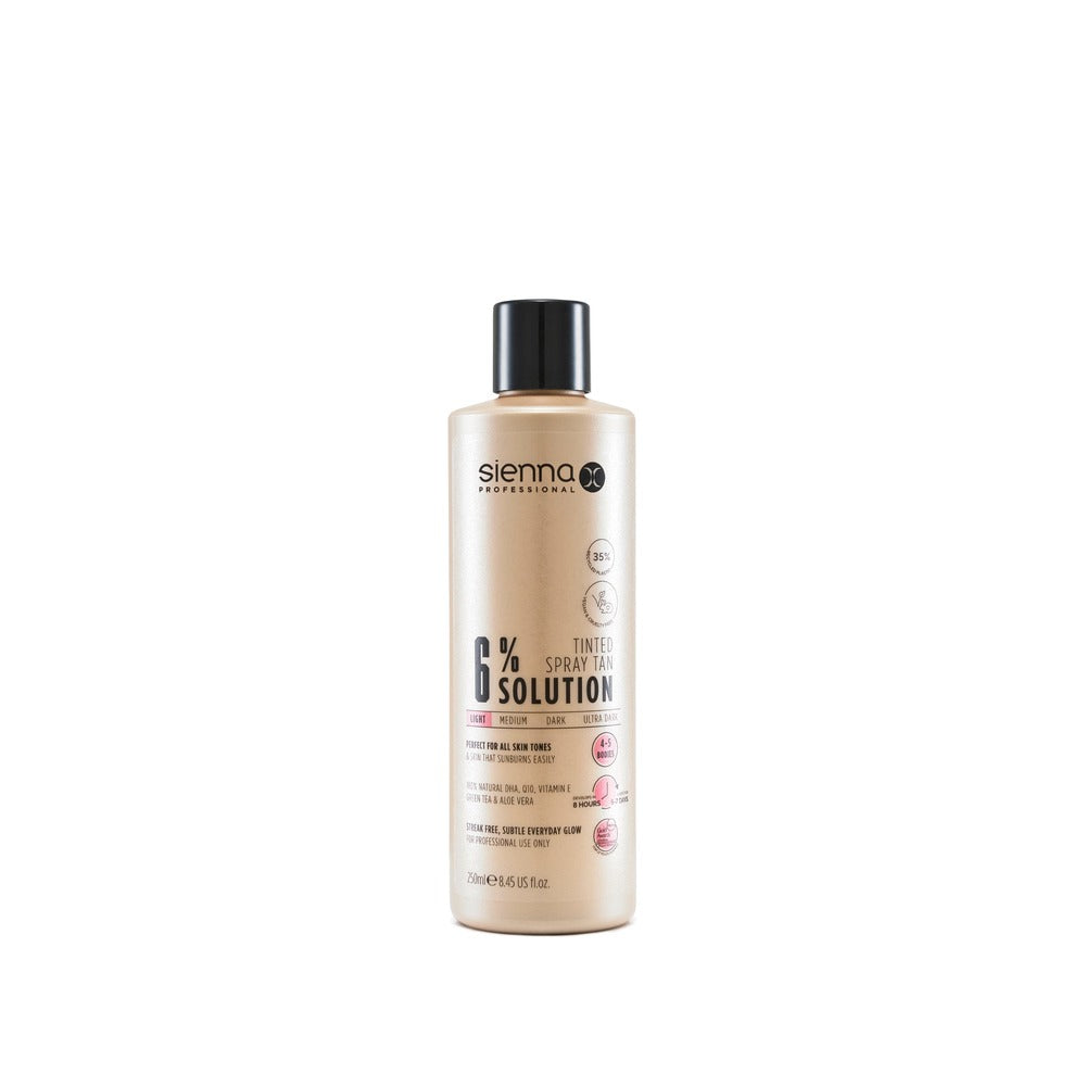 Sienna X - Pro Solution 250ml - 06% Tinted Spray Tan