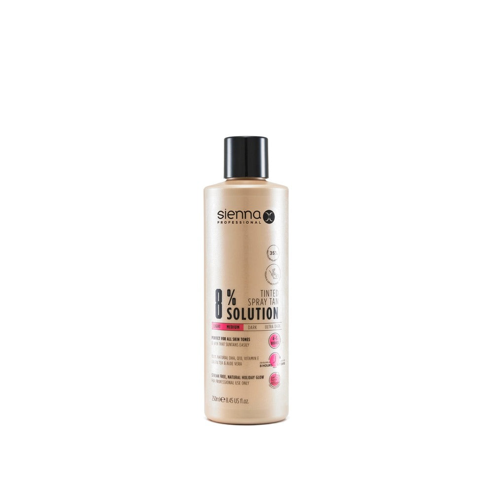 Sienna X - Pro Solution 250ml - 08% Tinted Spray Tan