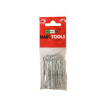 Hair Tools 2" Waved Grips White - Professional Hair Pins 50 Pack