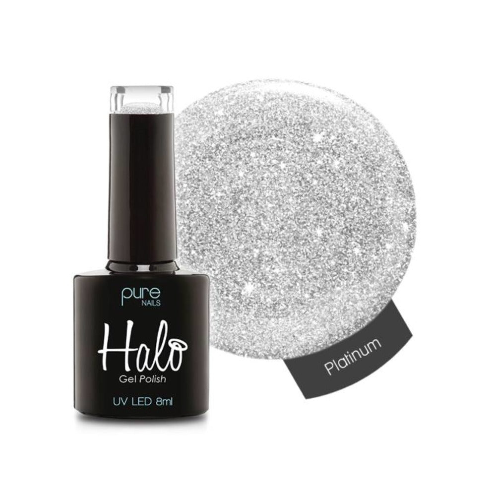 Halo Gel Polish - Ice Crystals - Platinum