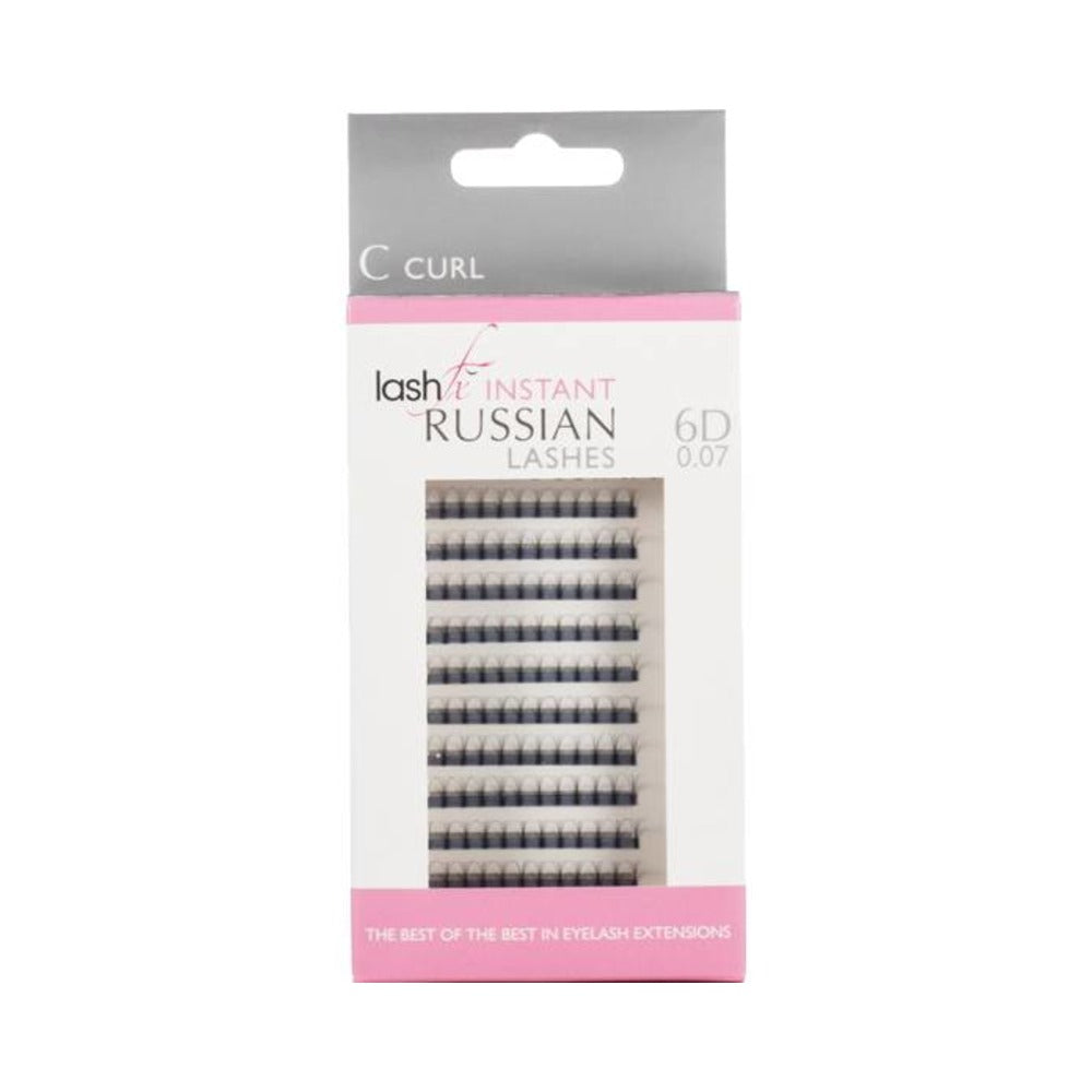 Lash FX - Tray Lashes Instant Russian - C Curl 6D Extra Fine (0.07) 11mm