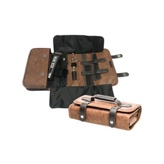 Head Jog Barbers Tool Roll Brown