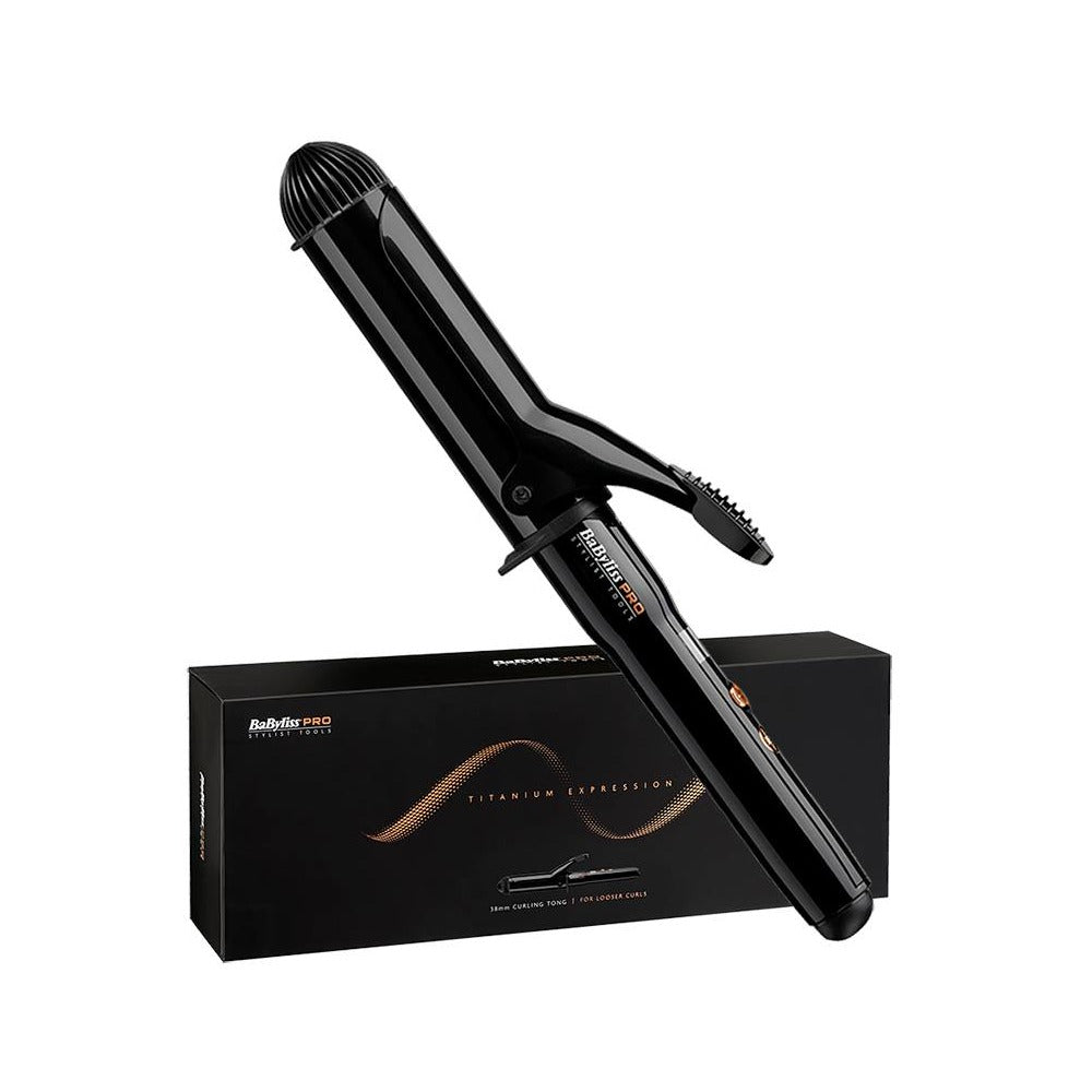 BaByliss PRO Titanium Expression Curling Tong - 38mm