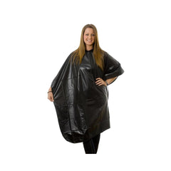 Hair Tools Waterproof Economy Gown Black (PVC)